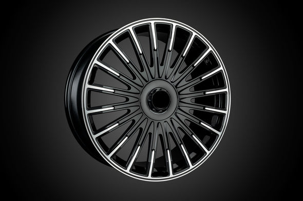 MONOBLOCK ZV We manufacture premium quality forged wheels rims for   MERCEDES BENZ GLS, GLS 63 AMG in any design, size, color.  Wheels size:  Front 24 x 10 ET 20  Rear 24 x 12 ET 44  PCD: 5 x 112  CB: 66,6  Forged wheels can be produced in any wheel specs by your inquiries and we can provide our specs