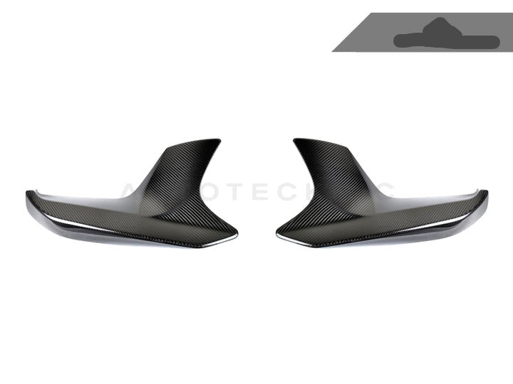 MP Style Dry Carbon Front Bumper Corner For BMW M5 F90 2017-2020  Set Include:  Front Bumper Corner Material: Dry Carbon  NOTE: Professional installation is required.
