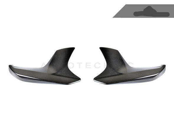 MP Style Dry Carbon Front Bumper Corner For BMW M5 F90 2017-2020  Set Include:  Front Bumper Corner Material: Dry Carbon  NOTE: Professional installation is required.