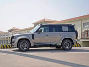 WIDE BODY KIT for LAND ROVER DEFENDER 2021+  Set includes:  Front Bumper Rear Bumper Side Fenders Side Skirts Front Grille Roof LED Bar Dry Carbon Hood with Glass Roof Spoiler Side Skirts