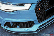 DARWINPRO AERODYNAMICS CF8363RS6-FL 2013-2018 Audi RS6 Avant Carbon Fiber Carbon Fiber Front Lip