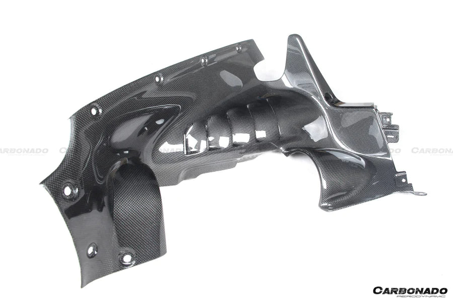 OEM Style Dry Carbon Autoclave Engine Interior For Ferrari SF90 Stradale  Set include:   Engine Interiors Material: Dry Carbon