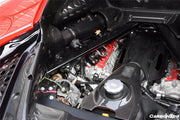 OEM Style Dry Carbon Autoclave Engine Interior For Ferrari SF90 Stradale  Set include:   Engine Interiors Material: Dry Carbon