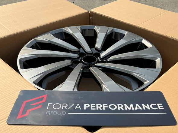 We manufacture premium quality forged wheels rims for   LAND ROVER RANGE ROVER AUTOBIOGRAPHY L460 GUNMETAL in any design, size, color.  Wheels size:  in 24 x 9.5 ET 42.5  in 23 x 9.5 ET 42.5  PCD: 5 X 120  CB: 72.6  Forged wheels can be produced in any wheel specs by your inquiries and we can provide our specs