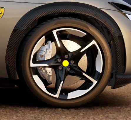 We manufacture premium quality forged wheels rims in glossy black machined face for   OEM STYLE DESIGN FERRARI PUROSANGUE 2022+ in any design, size, color.  Wheels size:   Front: 22 x 9  Rear: 23 x 11  Forged wheels can be produced in any wheel specs by your inquiries and we can provide our specs  We suggest below tyre wheels specs fitment:  Front: 255/35  Rear: 315/30