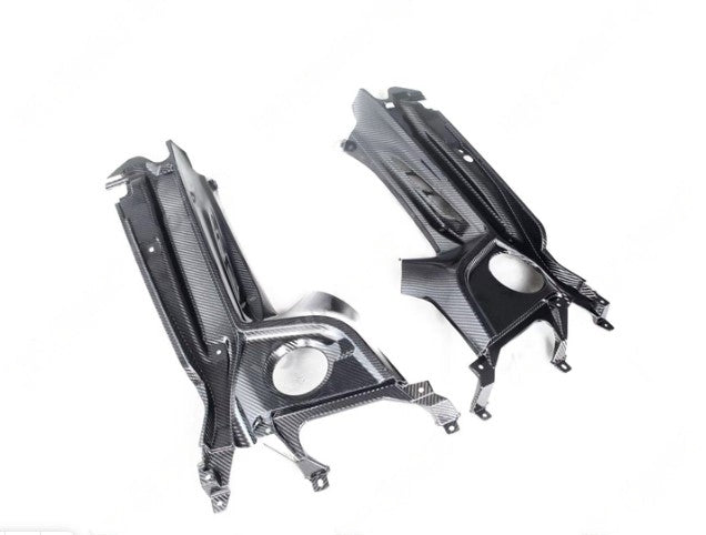 OEM STYLE CARBON FIBER ENGINE COVER and BAY PANEL KIT for MASERATI MC20 2020 - 2023