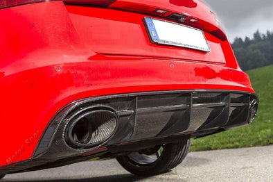OEM STYLE CARBON FIBER REAR DIFFUSER for AUDI RS6 2013 - 2018