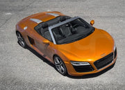 OEM STYLE CARBON FIBER REAR ENGINE HOOD VENTS for AUDI R8 V8 V10 Coupe Spyder 2008 - 2015