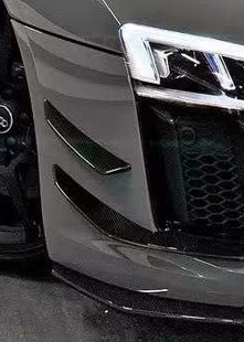 Performance Dry Carbon Body Kit For Audi R8 4S 2015-2018  Set include:   Front Lip Front Bumper Canards Side Skirts Rear Diffuser Rear Spoiler Material: Dry Carbon  NOTE: Professional installation is required.