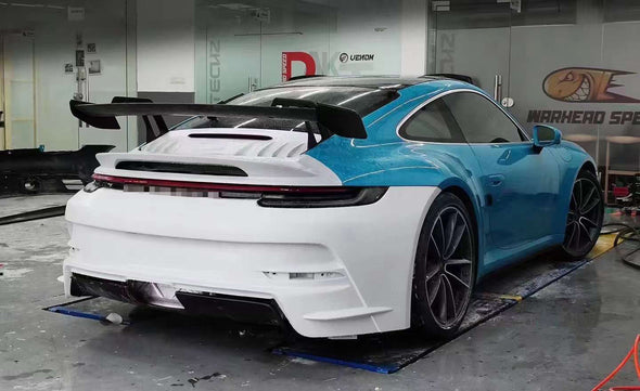 CONVERSION BODY KIT for PORSCHE 911 992 to GT3  Set include:  Front bumper cover Carbon hood Decklid spoiler Rear bumper cover