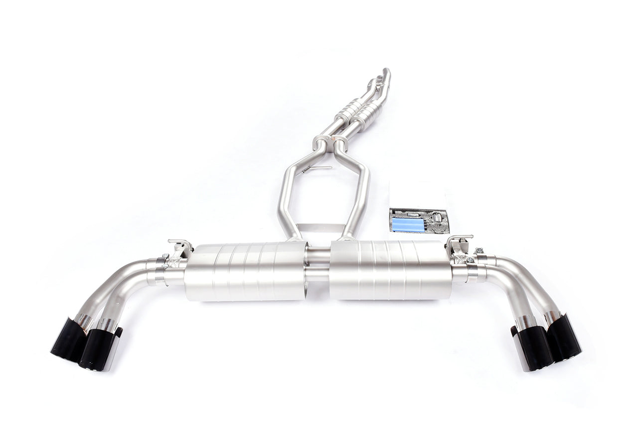 VALVED EXHAUST CATBACK MUFFLER for Porsche Cayenne 3.6