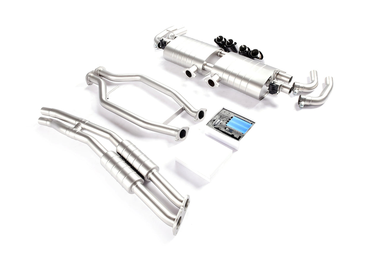 VALVED EXHAUST CATBACK MUFFLER for Porsche Cayenne 3.6