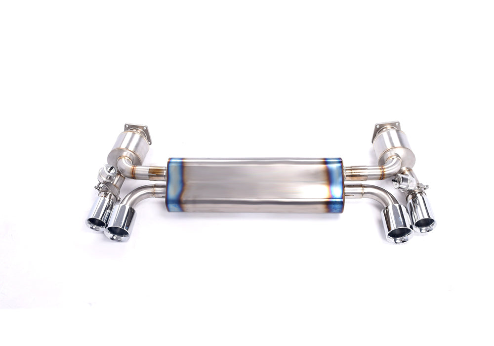 VALVED EXHAUST CATBACK MUFFLER for Porsche Carrera 911 997.2 Turbo S 3.8T
