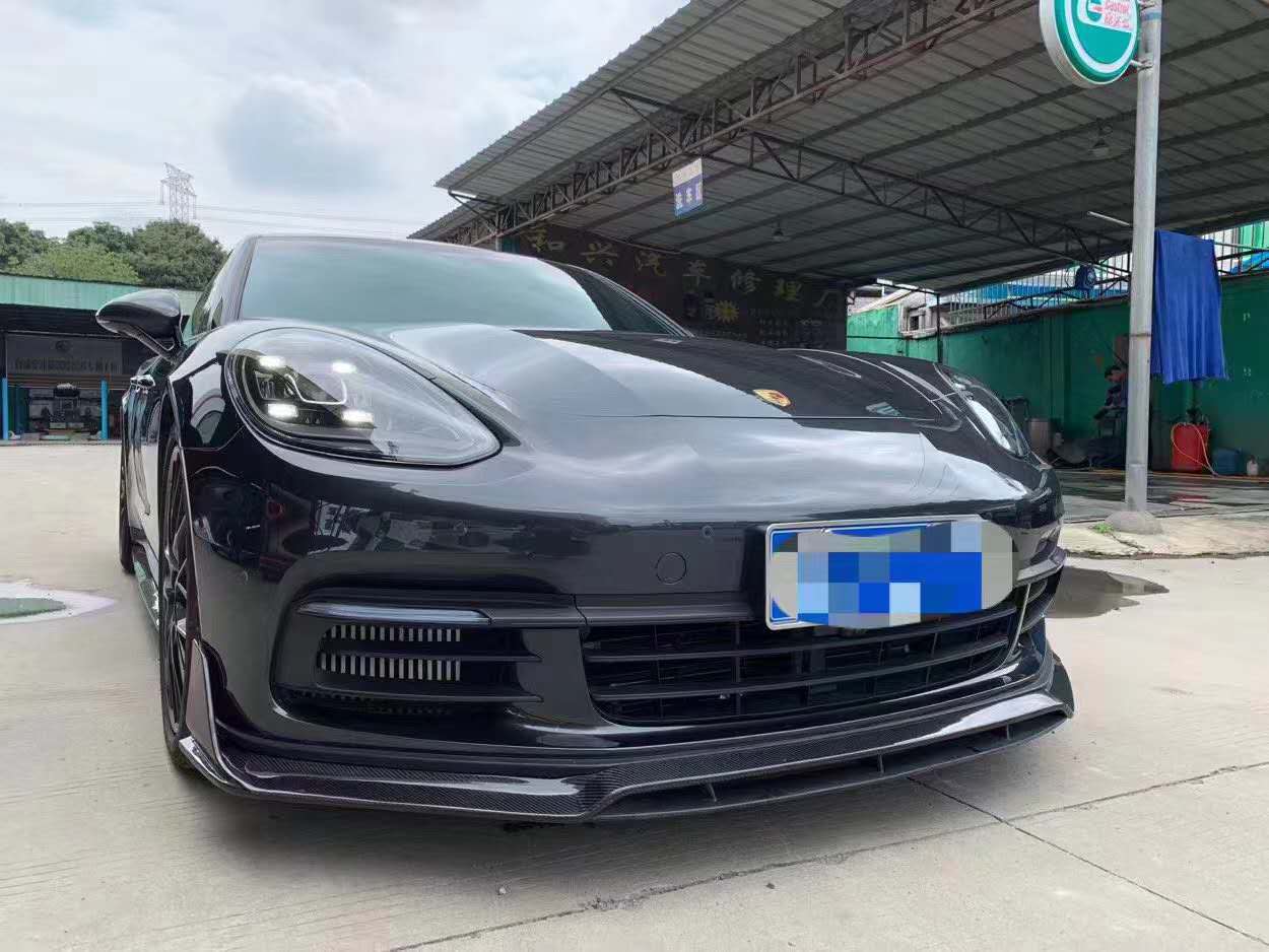 CARBON BODY KIT for PORSCHE PANAMERA 971 2017 - 2020

Set includes:

Front Lip
Side Skirts
Rear Diffuser

Material: Carbon

NOTE: Professional installation is required. Factory LED DRL must be reused

Payment ►
Visa

Mastercard

PayPal with a credit card (add 4.4% at checkout)
Payoneer
Cryptocurrency
Shipment ►
By express DHL/UPS/TNT/FedEx
To the local international airport
Special line by air
Special line by the sea
To Europe and the UK by train

Please let us know which shipping option you prefer.
