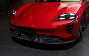 FORGED CARBON KIT for PORSCHE TAYCAN TURBO FRONT LIP SIDE SKIRTS MIRROR CAPS REAR DIFFUSER