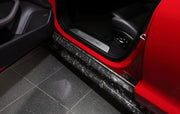 FORGED CARBON KIT for PORSCHE TAYCAN TURBO FRONT LIP SIDE SKIRTS MIRROR CAPS REAR DIFFUSER