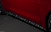 FORGED CARBON KIT for PORSCHE TAYCAN TURBO FRONT LIP SIDE SKIRTS MIRROR CAPS REAR DIFFUSER