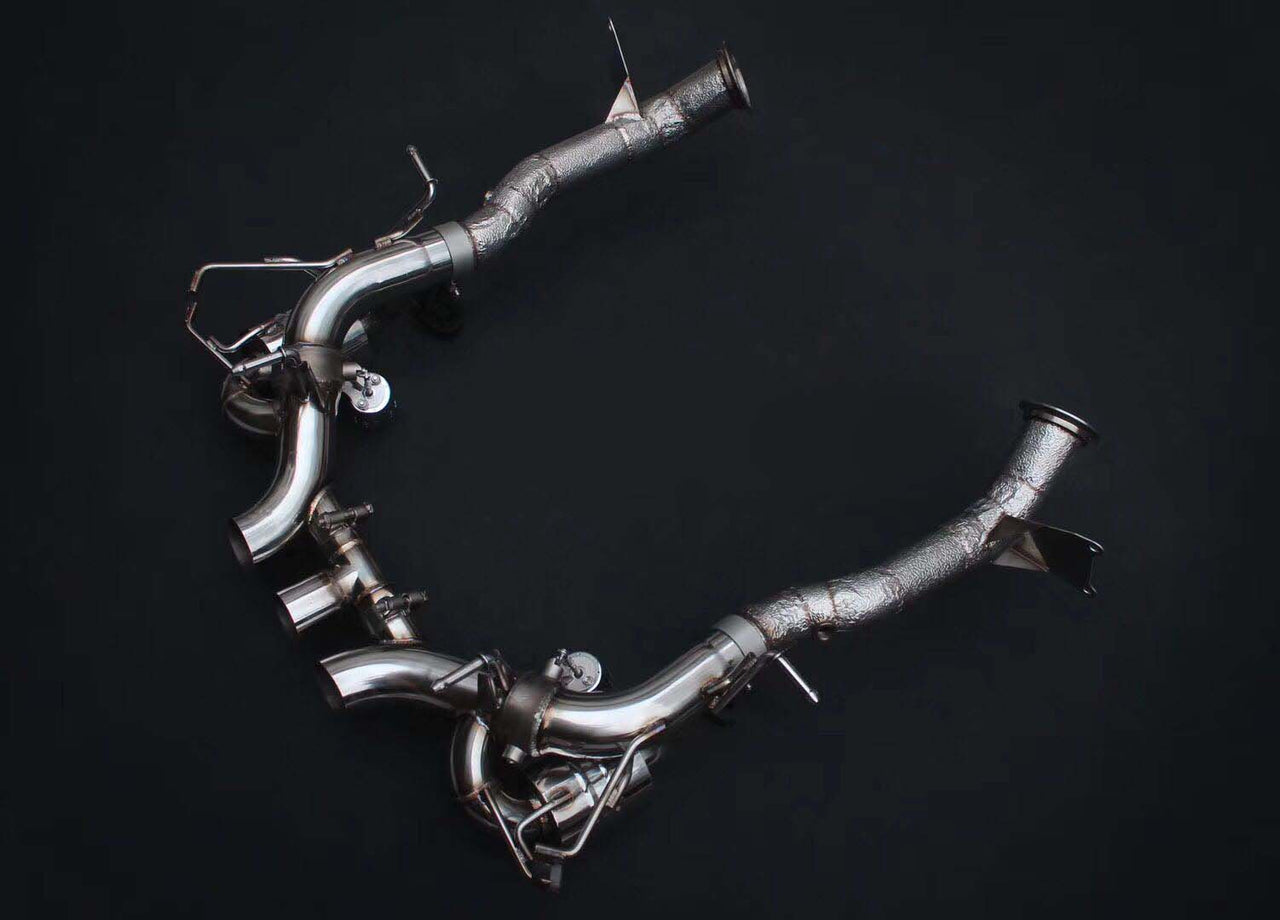 VALVED EXHAUST CATBACK MUFFLER for  Ferrari 458