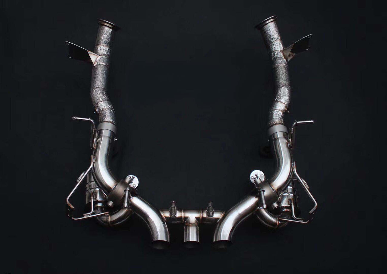 VALVED EXHAUST CATBACK MUFFLER for Ferrari 458