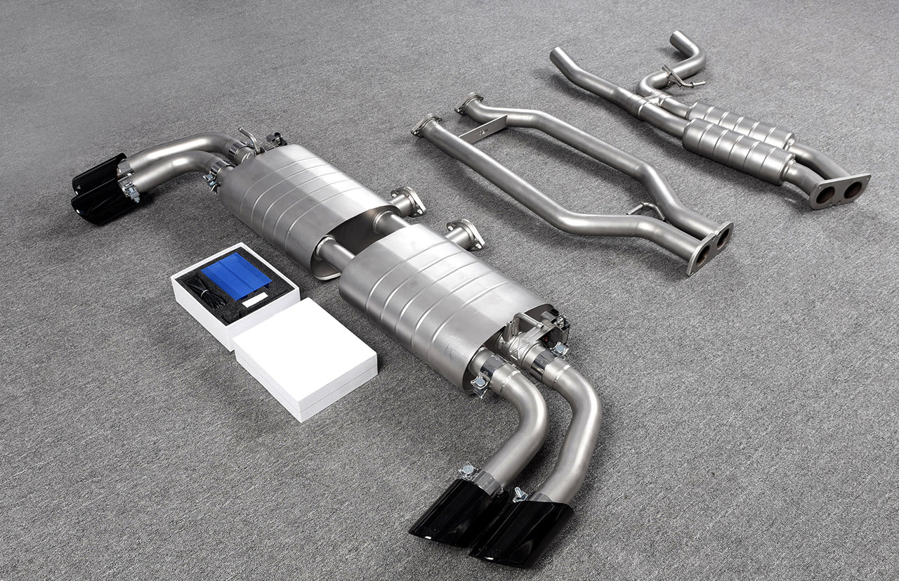 VALVED EXHAUST CATBACK MUFFLER for Porsche Cayenne 3.0T