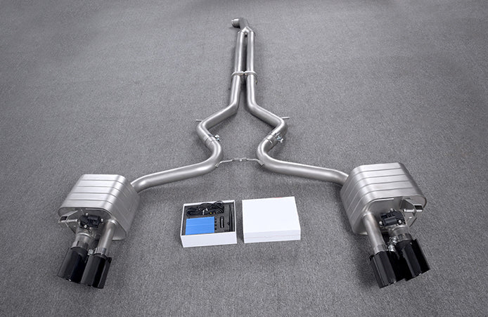 VALVED EXHAUST CATBACK MUFFLER for PORSCHE PANAMERA 971 3.0T