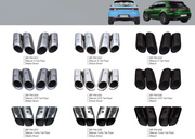 macan tail pipes to custom 