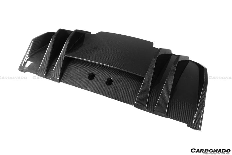 CARBONADO CF8358VRS-RD 2016-2019 Audi R8 Coupe/Spyder VRS Style Carbon Fiber Rear Diffuser