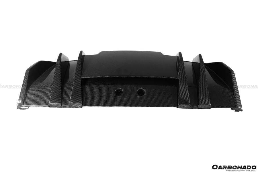 CARBONADO CF8358VRS-RD 2016-2019 Audi R8 Coupe/Spyder VRS Style Carbon Fiber Rear Diffuser