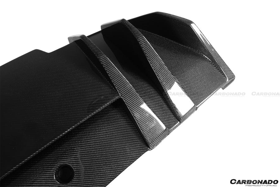 CARBONADO CF8358VRS-RD 2016-2019 Audi R8 Coupe/Spyder VRS Style Carbon Fiber Rear Diffuser