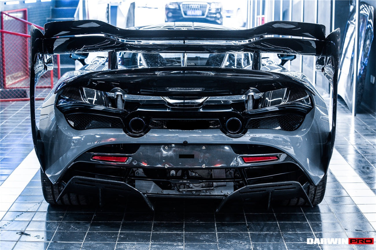 720s Rear Carbon Fiber Rear Diffuser for 2017-2021 McLaren 720s BKSS Style ...
