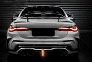 REAR BUMPER WITH DIFFUSER for BMW M4 G82 2020+  Set includes:  Rear Bumper Rear Diffuser
