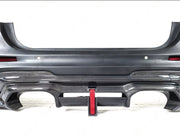 REAR BUMPER WITH DIFFUSER for BMW M4 G82 2020+  Set includes:  Rear Bumper Rear Diffuser