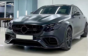 ROCKET 900 Carbon Body Kit For Mercedes Benz E Class E63 AMG W213 2017-2020  Set include:   Front Lip Front Bumper Air Vents Mirror Covers Engine Cover Exhasut Tips Rear Diffuser With LED Light Rear Spoiler/Wing Material: Carbon  NOTE: Professional installation is required