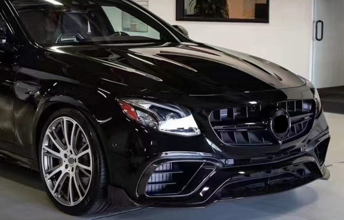 ROCKET 900 Carbon Body Kit For Mercedes Benz E Class E63 AMG W213 2017-2020  Set include:   Front Lip Front Bumper Air Vents Mirror Covers Engine Cover Exhasut Tips Rear Diffuser With LED Light Rear Spoiler/Wing Material: Carbon  NOTE: Professional installation is required