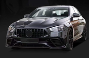 ROCKET 900 Carbon Body Kit For Mercedes Benz E Class E63 AMG W213 2020+  Set include:   Front Lip Front Bumper Air Vents Mirror Covers Engine Cover Exhasut Tips Rear Diffuser With LED Light Rear Spoiler/Wing Material: Carbon  NOTE: Professional installation is required