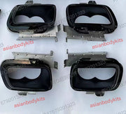 BLACK BADGE STYLE GRILLE EXHAUST TIPS BADGES for RR Cullinan 
