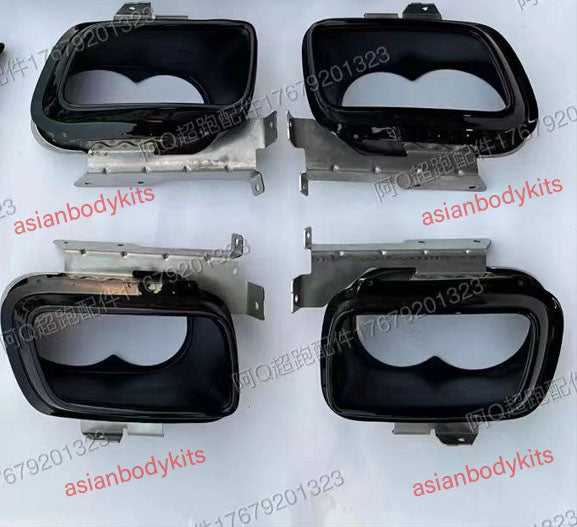 BLACK BADGE STYLE GRILLE EXHAUST TIPS BADGES for RR Cullinan 