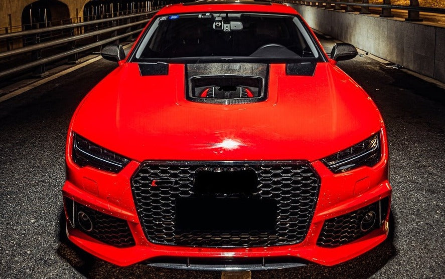 DARWINPRO AERODYNAMICS PCF8372BKSS.H 2014-2017 Audi A7/S7/RS7 BKSS Style Hood