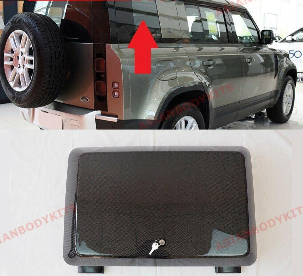 CARBON FIBER SIDE STORAGE BOX HANGING for LAND ROVER DEFENDER L663 202 ...