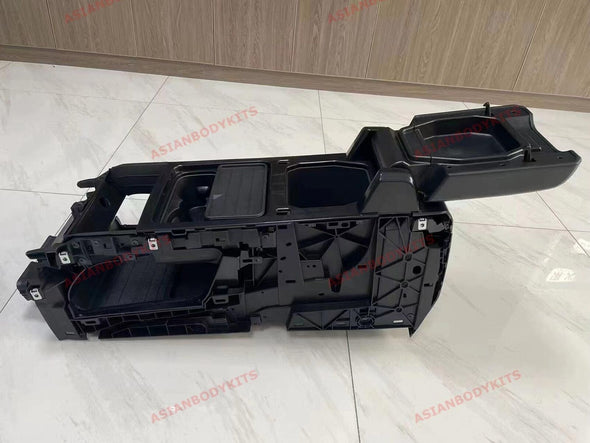 Middle Armrest Console Box For Land Rover Defender L663 2019+ Set include: Armrest Console Box Material: ABS plastics Note: Professional installation is required
