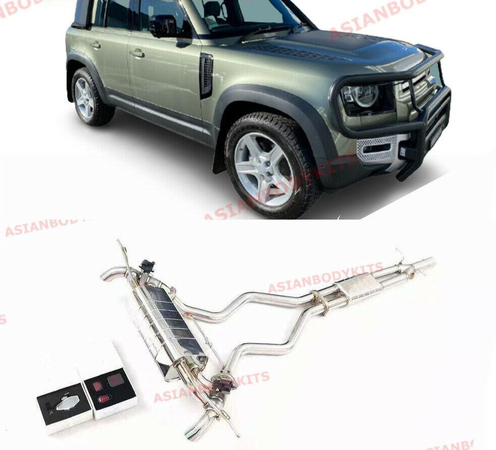VALVED EXHAUST CATBACK MUFFLER for LAND ROVER DEFENDER L663 2020+ (3.0)