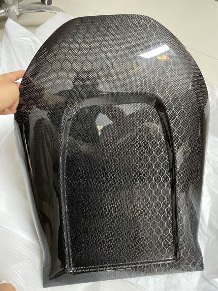 Seat Back Cover for Tesla Model 3 Model S Model X Model Y  Set Include:  Seat Back Cover  ﻿Material: Dry Carbon Fiber