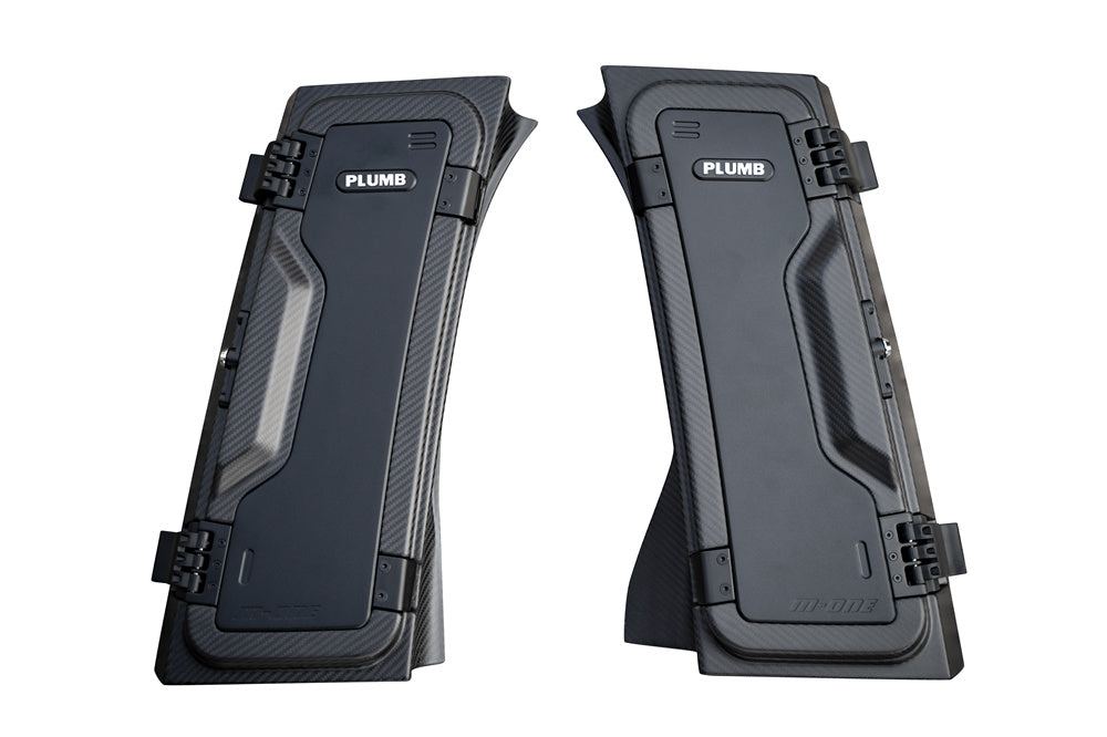 PLUMB Side Equipment Box For Land Rover Defender L663 2020+  Set include:   Equipment Box Material: Aluminum Alloy + Carbon Fiber