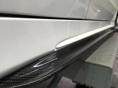 Carbon fiber Side skirts for Benz W205 C63 Coupe