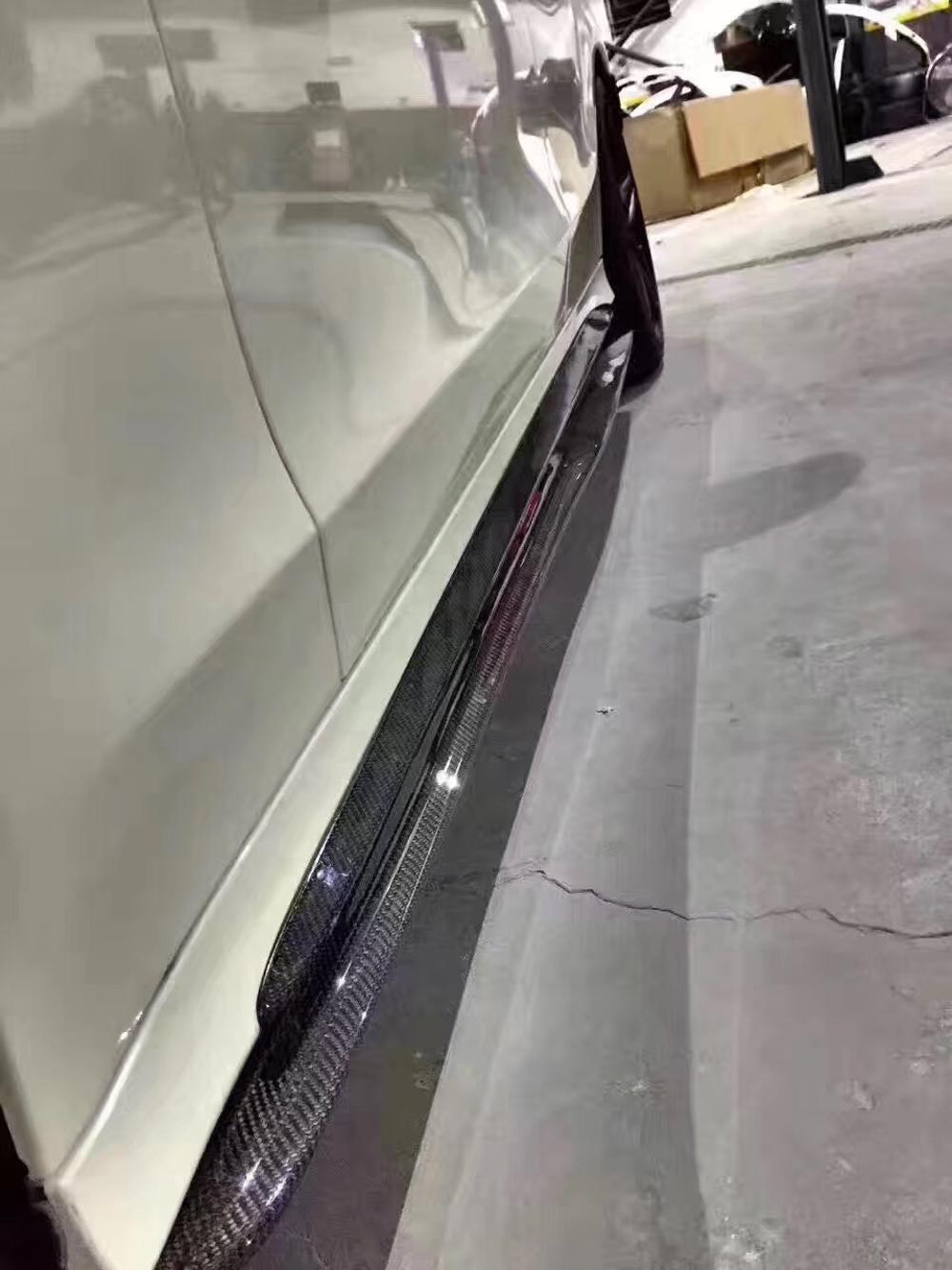 arbon Fiber Side Skirts for Mercedes-Benz W205 C63 Coupe