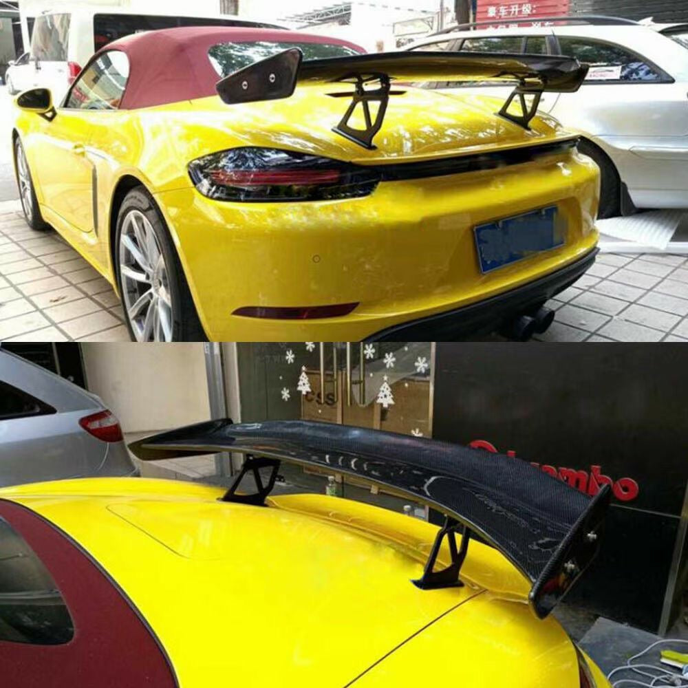 GT4 STYLE REAR CARBON SPOILER FOR PORSCHE 718 [981] CAYMAN | BOXSTER