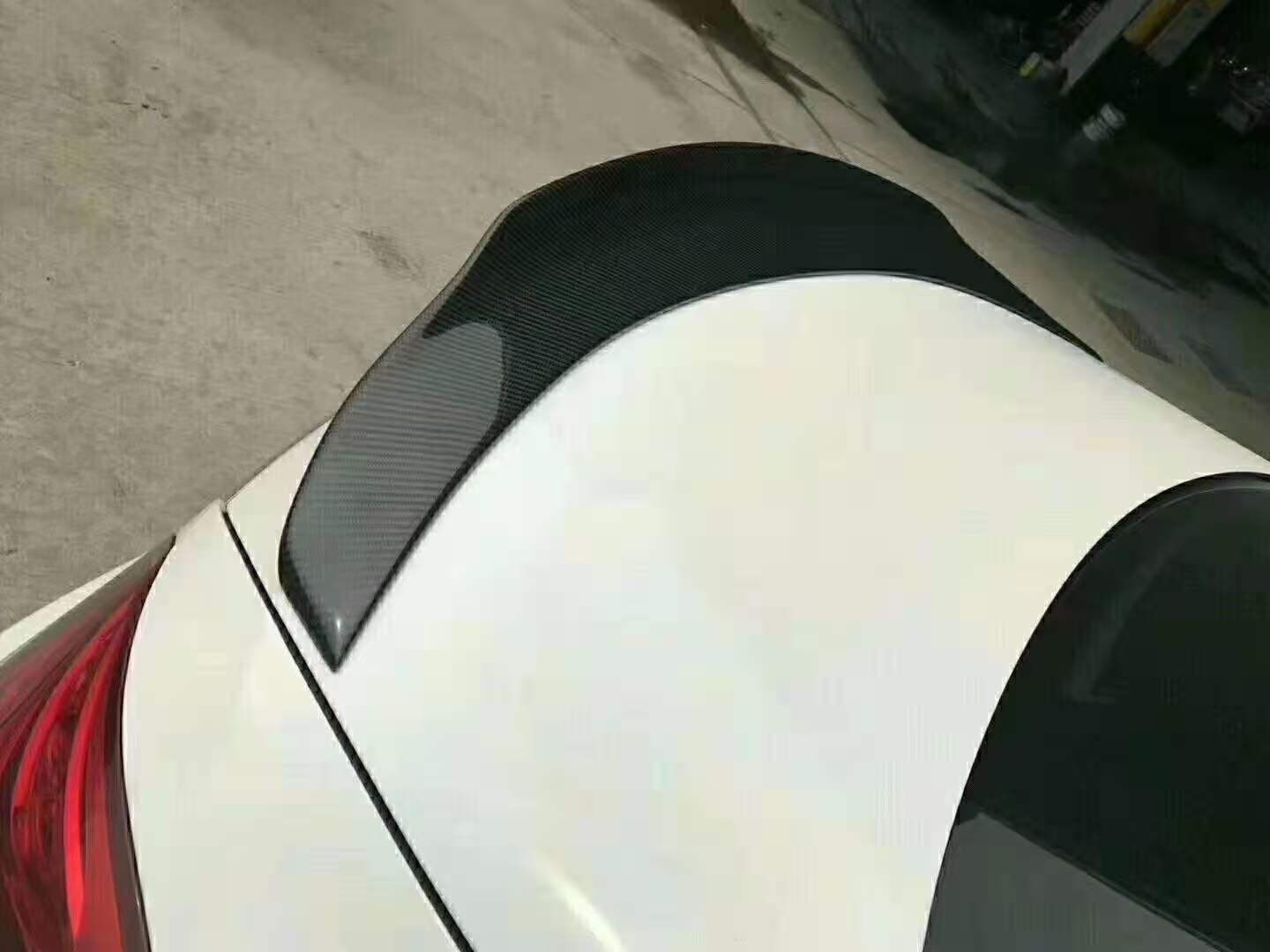Carbon fiber rear wing for Mercedes- Benz C-class W205 C63 2D 4D 2014 ...