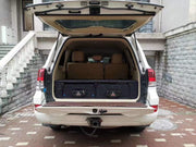 Deployable Slide Drawer Systems For Land Cruiser 200 LC200easily accessible storage space in your car. Designed solidly for tough for both on and off-road travel.  Measurements: Fixed 1000*530*275mm / Roller 1000*530*275/150mm  Which drawers are best for me?  We have a turnkey solution and you are able to modify the whole drawers system with:  - Sink faucet  - Kitchen   - Barrier  - Slide floor  - Table Board / Cutting board  - Fridge 