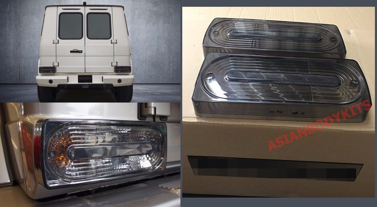 TAIL LIGHT COVERS for MERCEDES BENZ G CLASS W463 FACELIFT 2008 - 2017
Set includes:
Tail Light Covers
Material: Plastic
Note: Professional installation is required.