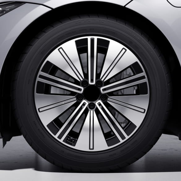 We manufacture premium quality forged wheels rims for   Mercedes-benz EQS V297 2022+ in any design, size, color.  Wheels size:  Front 19 x 8 ET 30,5  Rear 19 x 8 ET 30,5  PCD: 5 x 112  CB: 66,6  Highlights: genuine Mercedes-Benz rims 5-spoke wheel colour: black high-sheen Forged wheels can be produced in any wheel specs by your inquiries and we can provide our specs